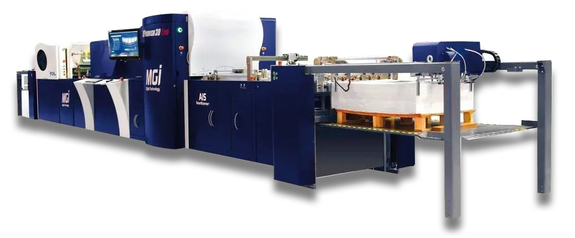 Sipe MGI 3D UV finishing equipment, overview